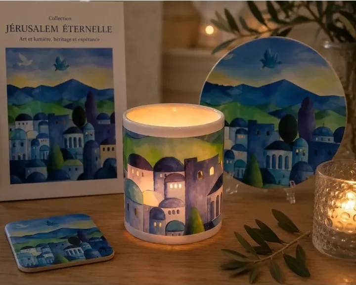 Objets d’art inspirés d’une peinture de Jérusalem
